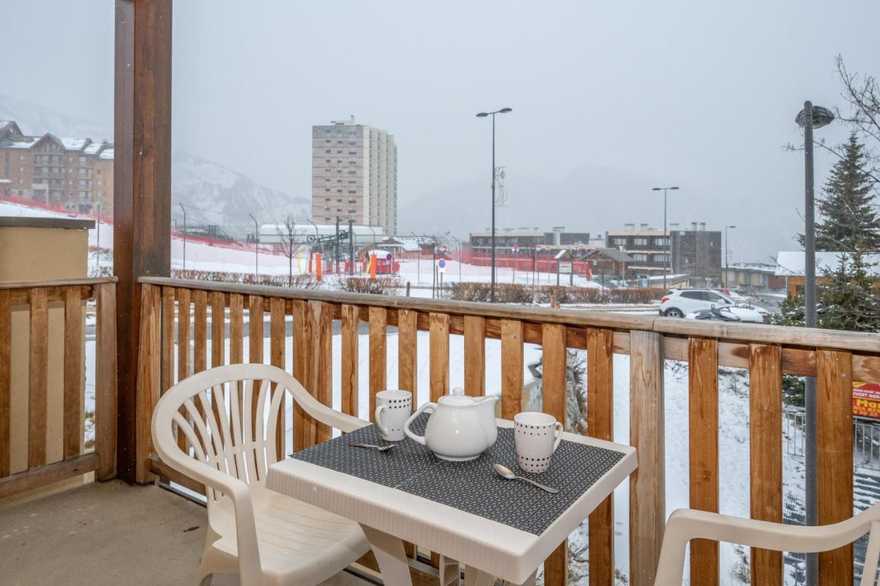 Appartement 6 Couchages Au Pied Des Pistes A Orcieres 2 Chambres, Balcon Et Parking Couvert מראה חיצוני תמונה